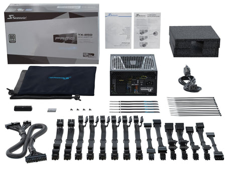 EAN 4711173874126 - Seasonic PRIME-TX-850 unidad de fuente de alimentación 850 W 20+4 pin ATX ATX Negro imagen 8
