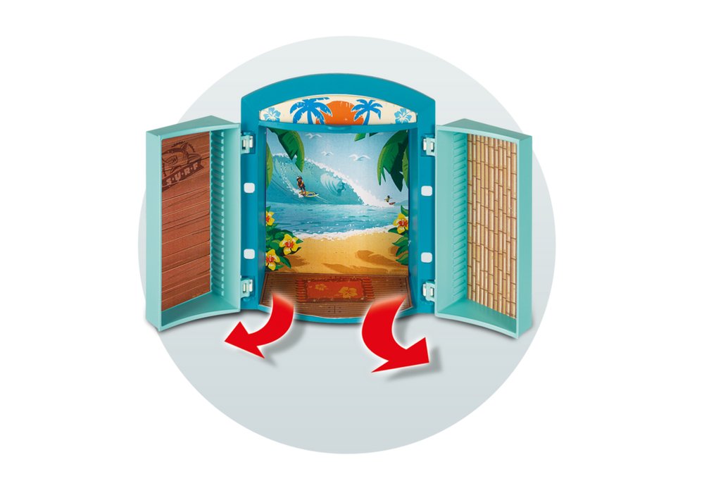 EAN 4008789056412 - Playmobil FamilyFun Surf Shop Play Box imagen 4