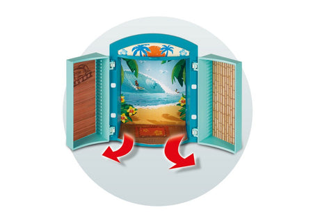 EAN 4008789056412 - Playmobil FamilyFun Surf Shop Play Box imagen 4