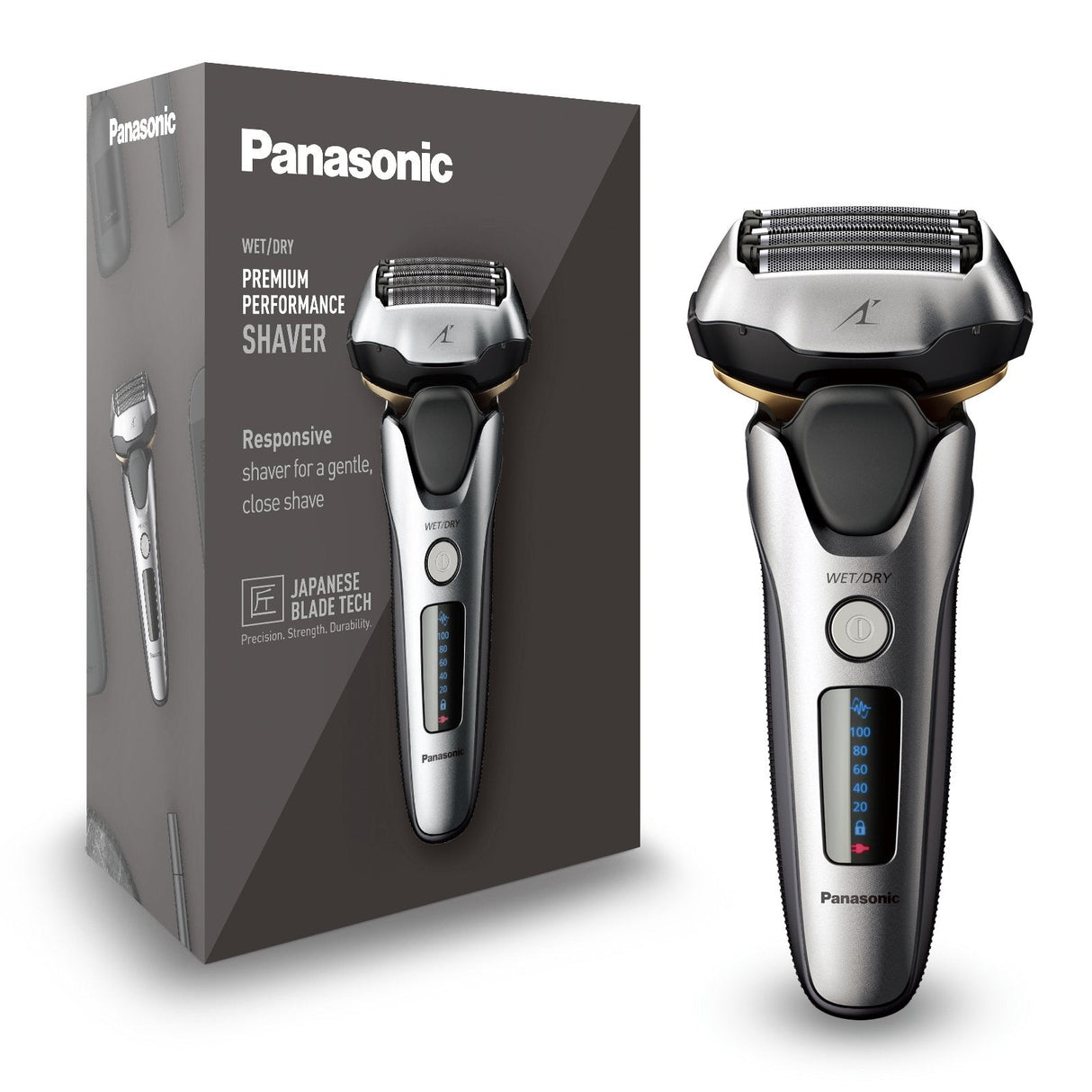 EAN 5025232831265 - Panasonic ES-LV69 Máquina de afeitar de láminas Recortadora Negro, Plata imagen 1
