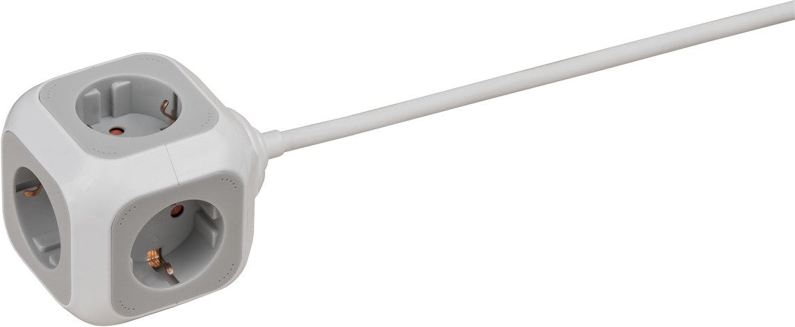 Brennenstuhl 1150090 Base Múltiple 1,4 M 4 Salidas Ac Interior Blanco