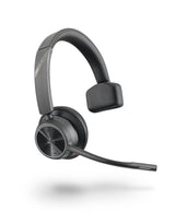 Auriculares Poly Voyager 4300 Uc 4310 Cableado/Inalámbrico De Diadema Mono - Monaural - Cobertor Total De Oreja - 5000 Cm - Bluetooth - 20 Hz A 20 Khz - 150 Cm Cable - Cancelación De Ruido Micrófono - Usb Tipo C, Usb Tipo A