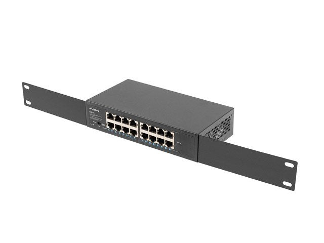 EAN 5901969429015 - Lanberg RSGE-16 switch No administrado Gigabit Ethernet (10/100/1000) 1U Negro imagen 6