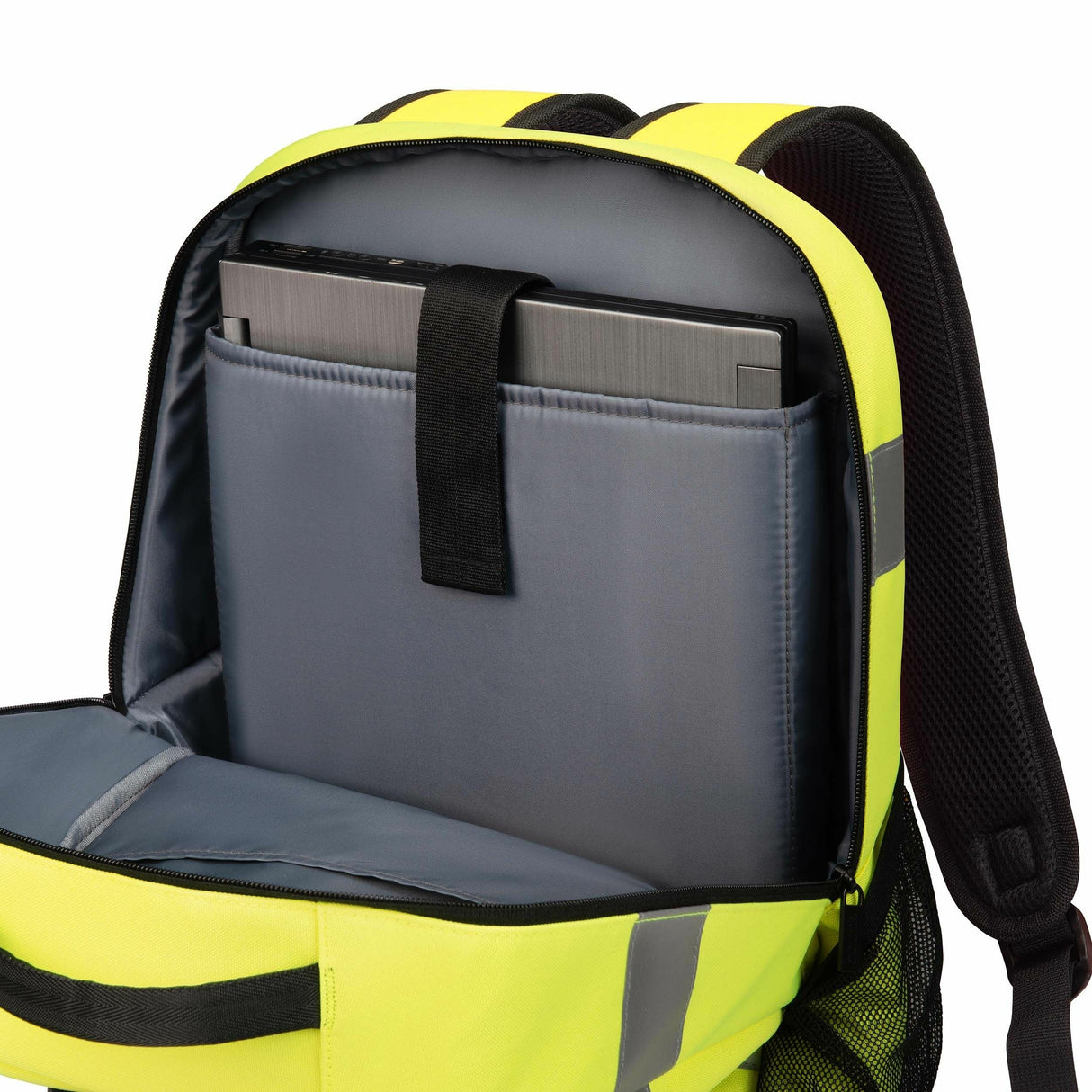 Mochila  Dicota P20471-17  De Senderismo Negro, Gris, Amarillo Tereftalato De Polietileno Reciclado (Rpet)