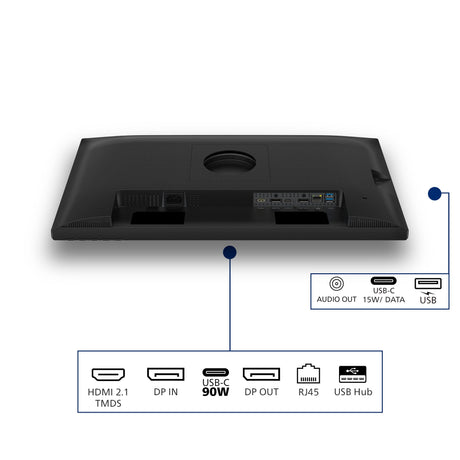 EAN 8721038006414 - Philips 24B2U3601 pantalla para PC 60,5 cm (23.8") 2560 x 1440 Pixeles Quad HD LCD Negro imagen 4