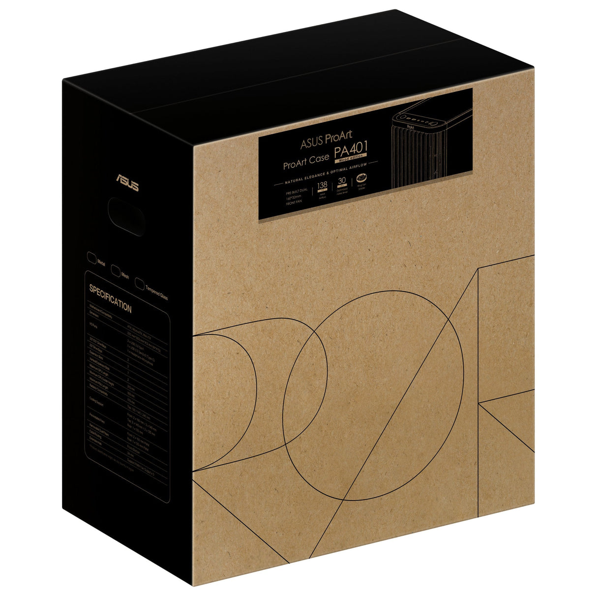 Asus Proart Pa401 Wood Mesh Pwm Negro