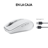 Logitech Mx Anywhere 3s Ratón Óptico 6 Botones Inalámbrico Bluetooth 910-006930