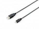 EAN 4015867173411 - Equip 128594 cable USB USB 2.0 1 m USB A Micro-USB B Negro imagen 1