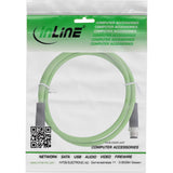 Inline® Industrial Network Cable, M12 4-Pin D-Coded Male/Male, Pur 1m