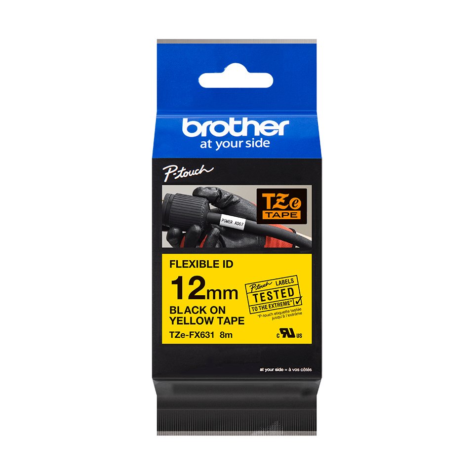 EAN 0012502626121 - Brother TZE-FX631 cinta para impresora de etiquetas TZ imagen 2