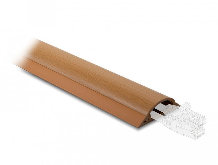 Delock 20731 Canaleta Para Cables Autoadhesiva 50 X 13 Mm - Longitud 1 M Aspecto Madera