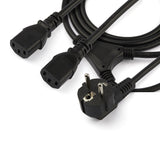 EAN 0065030879750 - StarTech.com PXT101YEU2M cable de transmisión Negro CEE7/7 Acoplador C13 2 x imagen 4