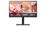 Monitor 27" Lg 27ba75qb-B Business Qhd Ips Black