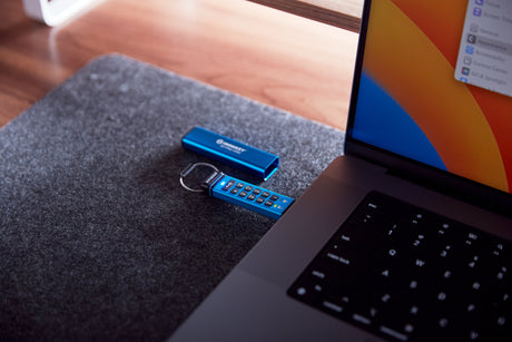 EAN 0740617336603 - Kingston Technology IronKey Keypad 200 unidad flash USB USB Tipo C 3.2 Gen 1 (3.1 Gen 1) Azul imagen 7
