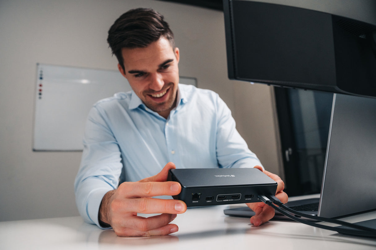 Verbatim Usb-C Pro Dockingstation Cds-15s Con Hdmi/4k/Usb-A/Usb-C/Ssd Slot/Sd
