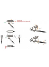Port Designs Security Cable Keyed Nano Slot