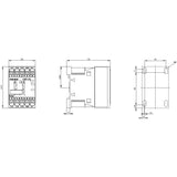 Siemens 3rt20162bb42 Schtz Ac-3 4kw 400v 1 24vdc 3p S00