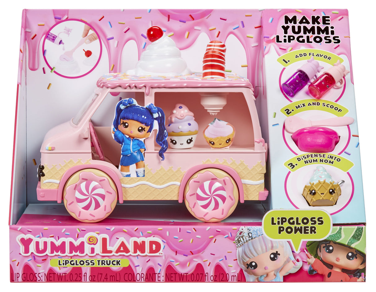 Mga Entertainment Yummiland Lipgloss Truck, Vehículo De Juguete 541073-Euc