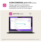 EAN 8806096454633 - LG Gram 14ZD90T Intel Core Ultra 7 255H Portátil 35,6 cm (14") WUXGA 16 GB LPDDR5x-SDRAM 1 TB SSD FreeDOS imagen 6