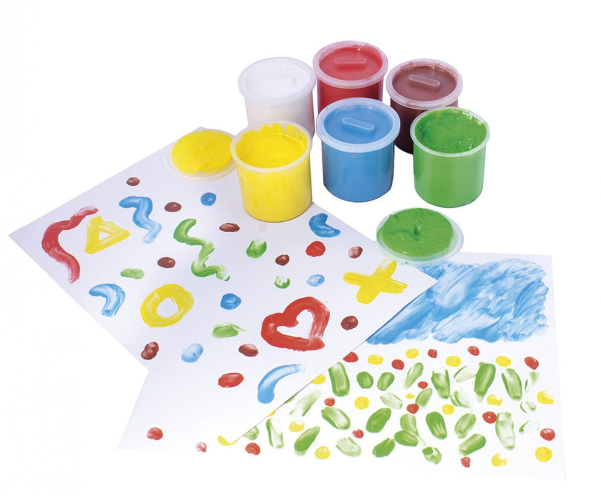 Jovi Estuche 5 Botes Pintura De Dedos 125ml C/Surtidos