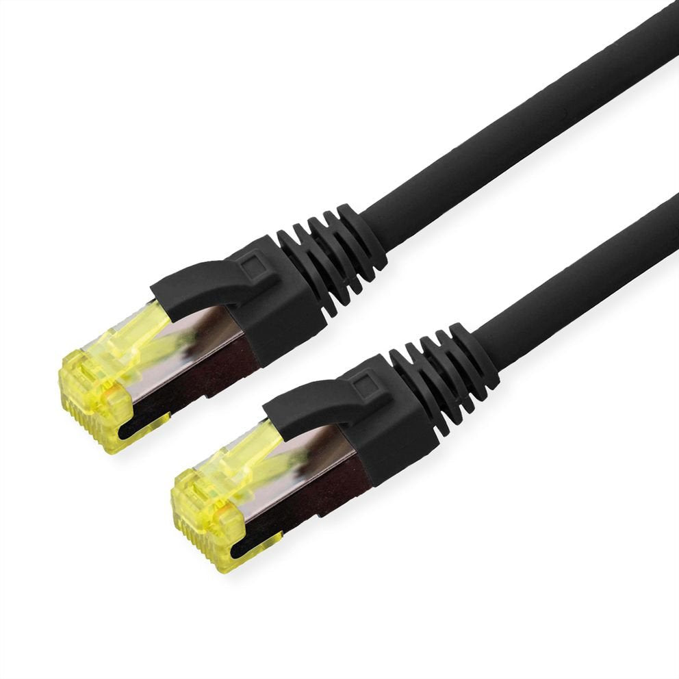 Roline Outdoor Cable De Red Cat.6a (Class Ea) S Ftp (Pimf), Litzendraht, Lsoh, Schwarz, 10 M