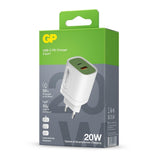 EAN 4891199210174 - GP Batteries 150GP20WPD cargador de dispositivo móvil Universal Blanco Corriente alterna Carga rápida Int imagen 3