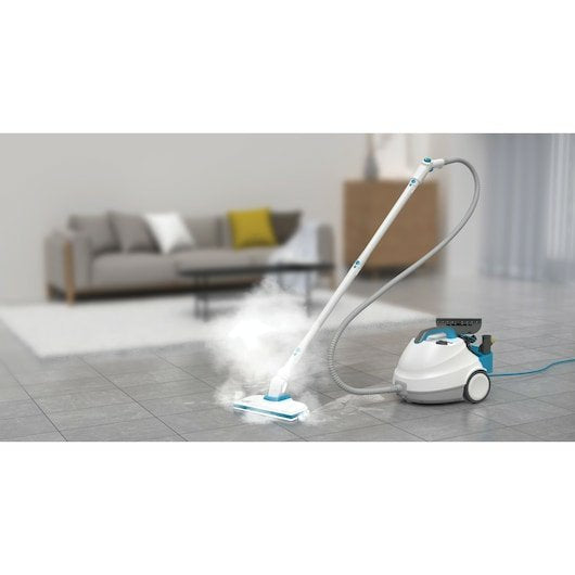 Limpiador  Black & Decker Bhsmp2314-Qs  A Vapor  De Cilindro 1,2 L 2300 W Azul, Blanco