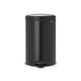 Cubo Pedal Brabantia Newicon 20,0 L Negro Mate
