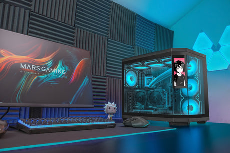 EAN 8435693113126 - Mars Gaming MC3TCORELCD carcasa de ordenador Midi Tower Negro imagen 10