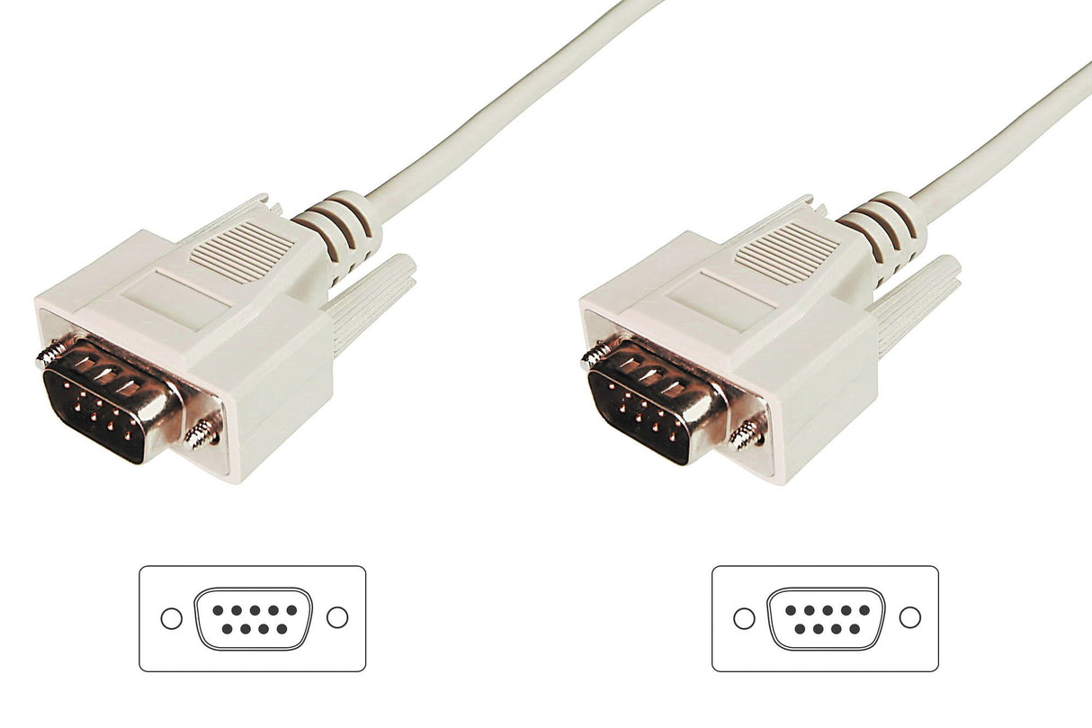 EAN 4016032301172 - Digitus AK-610107-030-E cable de serie Beige 3 m D-Sub (DB-25) imagen 1