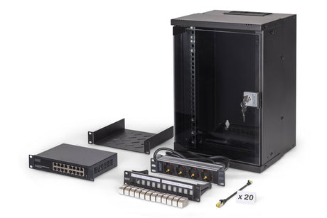 EAN 4016032499572 - Digitus DN-49103-SET armario rack Bastidor de pared Negro imagen 1