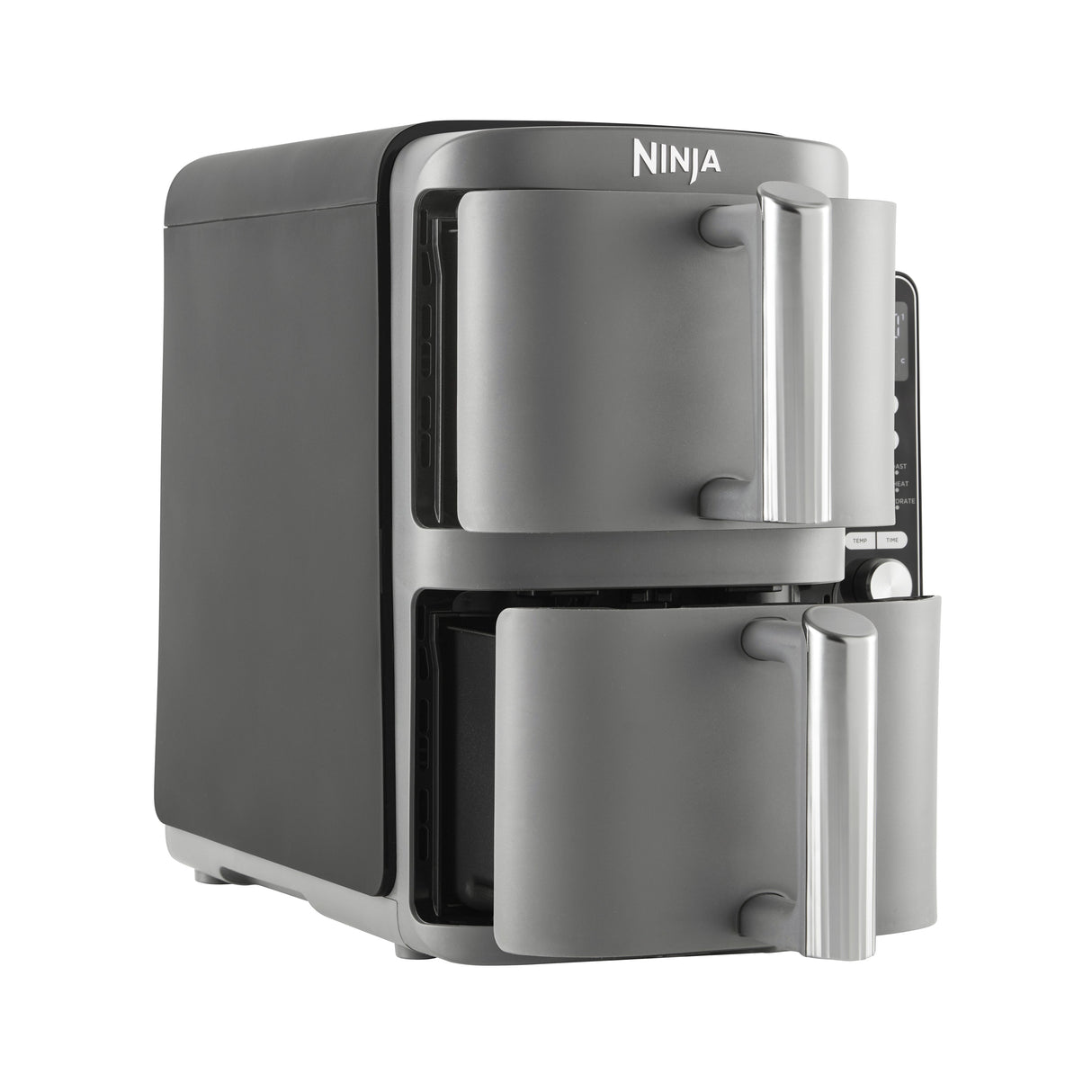 EAN 0622356280822 - Ninja SL400EU freidora Doble 9,5 L 2470 W Freidora de aire caliente Negro, Gris imagen 3