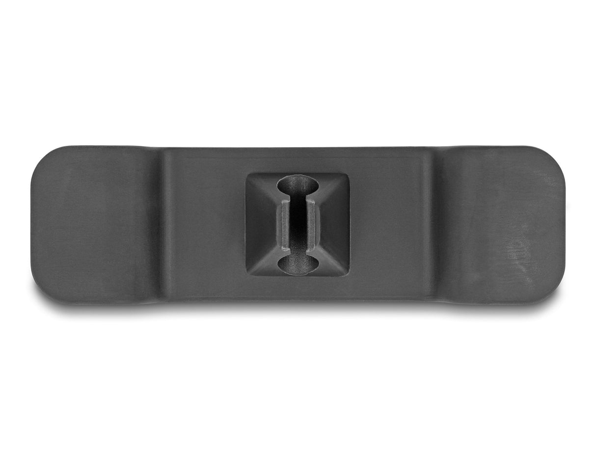 Delock 18447 Sujeta Cables Clip Autoadhesivo Set 3 Piezas Negro