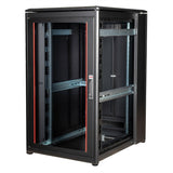 Roline 19-Zoll Netzwerkschrank Pro 26 He, 800x1000 Bxt Glastr Schwarz
