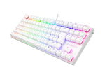 Teclado (Ingles) Mecánico Gaming Genesis Thor 303 Tkl Blanco Ee. Uu. Rgb