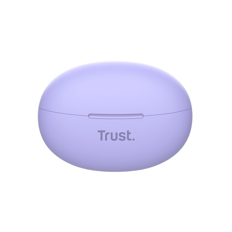 Auriculares Bluetooth Trust Yavi Enc Con Estuche De Carga Morados