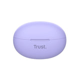Auriculares Bluetooth Trust Yavi Enc Con Estuche De Carga Morados