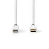 Nedis Cable Usb  Apple Lightning  Lightning De Apple 8-Pin  Usb Type-C  Macho  Oro  2.00 M