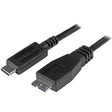EAN 0065030867023 - StarTech.com USB31CUB50CM cable USB USB 3.2 Gen 2 (3.1 Gen 2) 0,5 m USB C Micro-USB B Negro imagen 1