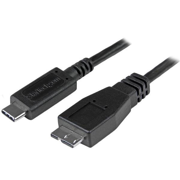 EAN 0065030867023 - StarTech.com USB31CUB50CM cable USB USB 3.2 Gen 2 (3.1 Gen 2) 0,5 m USB C Micro-USB B Negro imagen 1