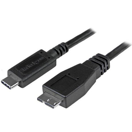 EAN 0065030867023 - StarTech.com USB31CUB50CM cable USB USB 3.2 Gen 2 (3.1 Gen 2) 0,5 m USB C Micro-USB B Negro imagen 1