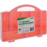 Inline® Small Components Box, 11 Compartments, 271x186x40mm, Orange