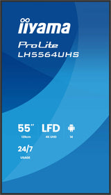 EAN 4948570125319 - iiyama LH5564UHS-B1AG pantalla de señalización Pantalla plana para señalización digital 139,7 cm (55") Wi imagen 3