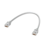 Cable Ubiquiti Uacc-Cable-Patch-El-0.15m-W  De Red Translúcido, Blanco 0,15 M Cat6