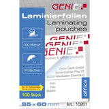 100 Bolsas Laminadas Genie En Formato Tarjeta De Presentación - Láminas