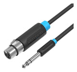 EAN 6922794729070 - Vention BBEBF cable de audio 1 m XLR Negro imagen 1