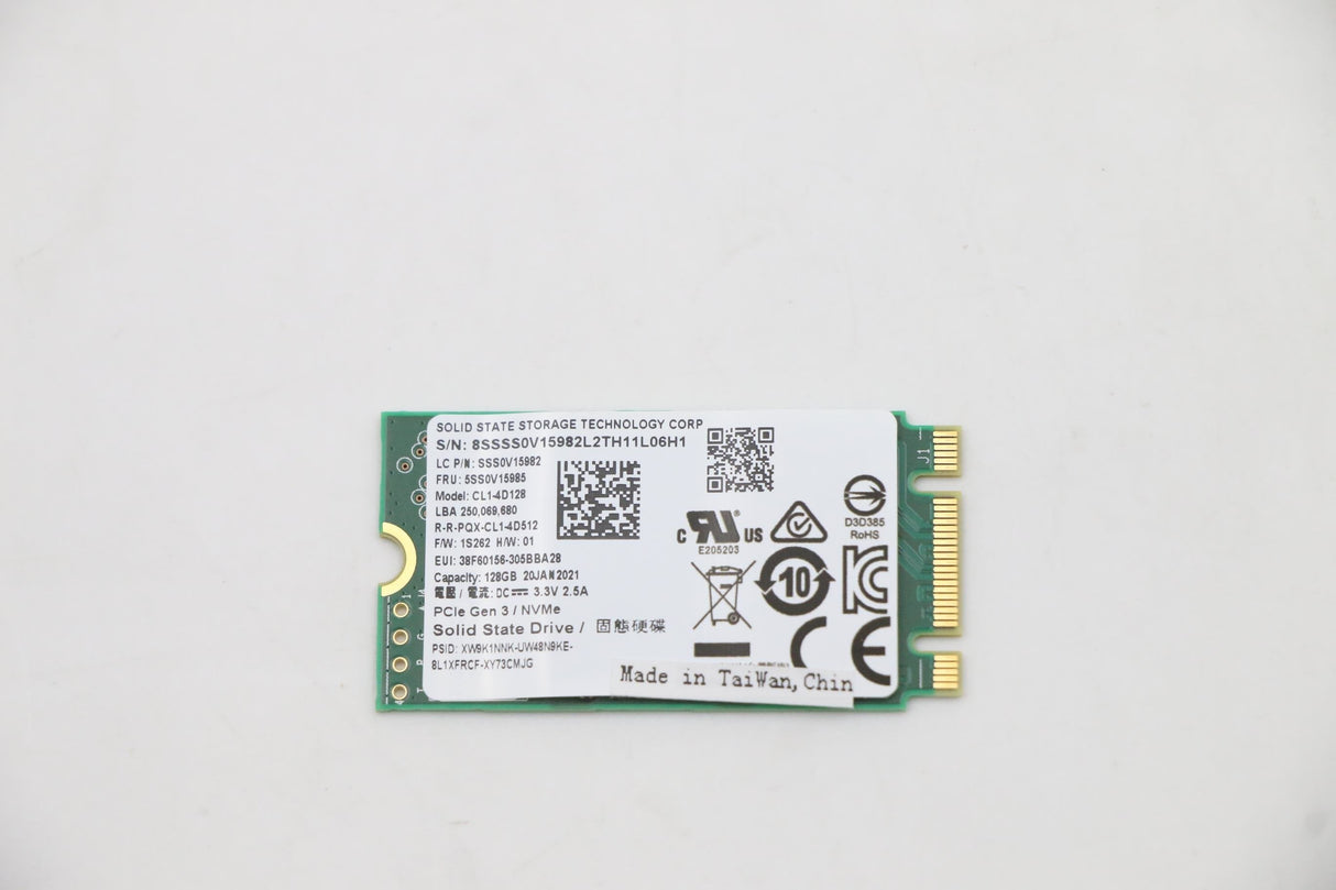 EAN 5704174466024 - Lenovo 5SS0V15985 unidad de estado sólido 128 GB M.2 PCI Express imagen 1