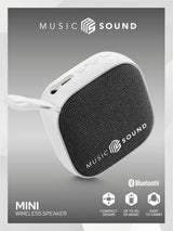 EAN 8018080490484 - Music Sound BTSPKMSMINI3W altavoz portátil o de fiesta Altavoz monofónico portátil Blanco 3 W imagen 2