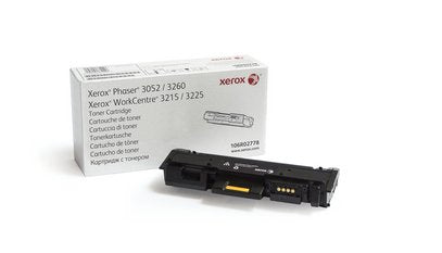 Tóner Negro Xerox 3,000 Páginas A4 Para Phaser 3052/3260 Workcentre 3215/3225 [106r02778]