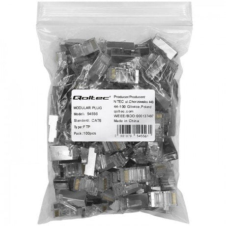 EAN 5901878545561 - Qoltec 54556 conector RJ45 Plata imagen 2